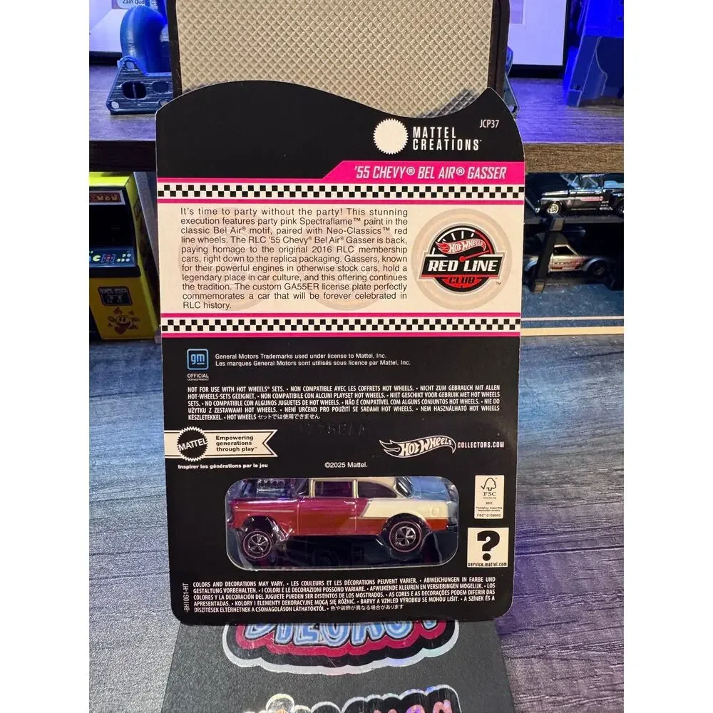 Hot Wheels RLC 55 Chevy Bel Air Gasser Pink